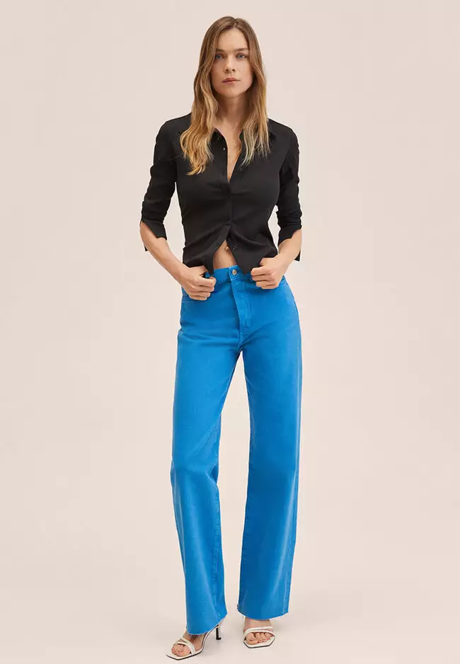 High-Waist Wide Leg Jeans