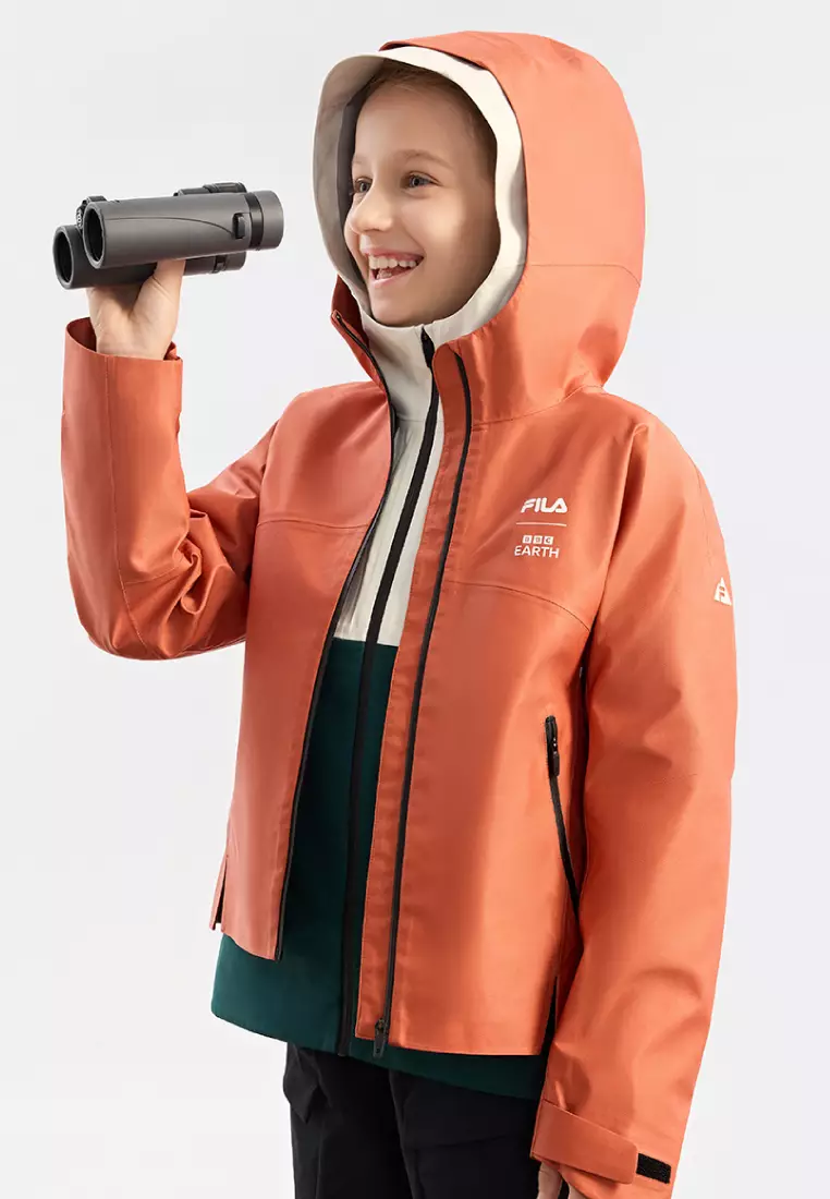 Fila orange jacket store