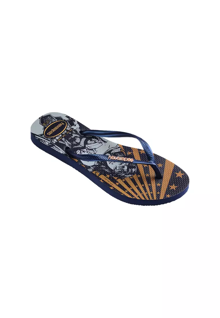  Slim Wonder Woman Warner Classics Flip Flops