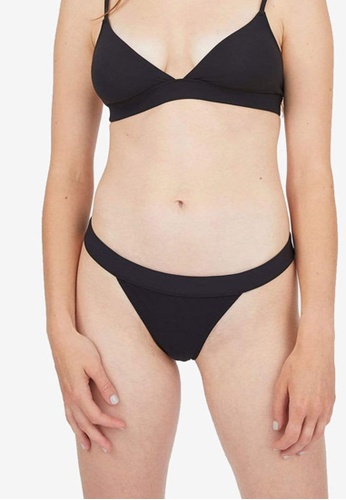 Les Girls Les Boys black Paper Touch Thong E0BD7USE916FA6GS_1
