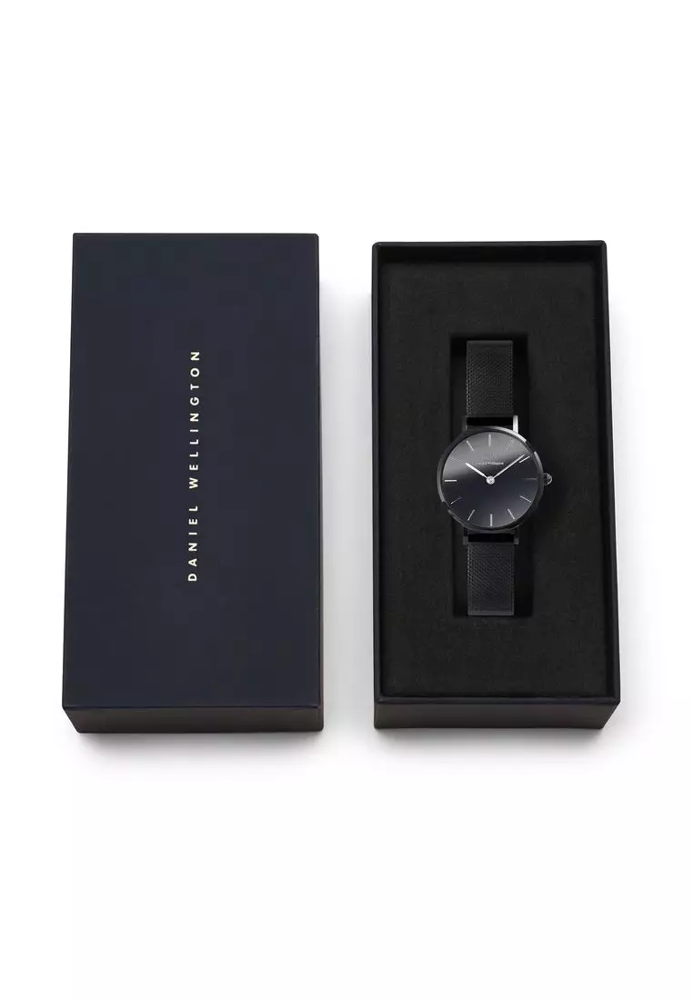 Petite Reflection Black - Women Watch stainless steel watch DW Official Authentic Original jam tanggan perempuan DW jam tangan