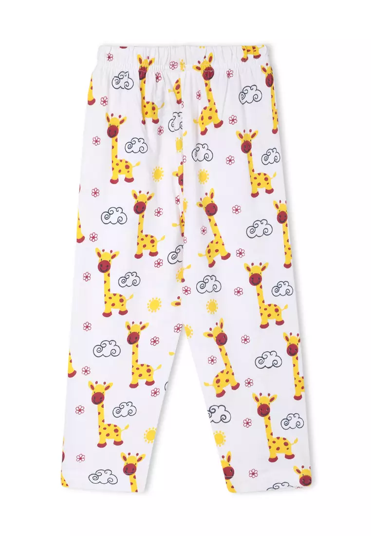 Baby And Kids Pajama Nightsuit Set - Tall as a Giraffe
