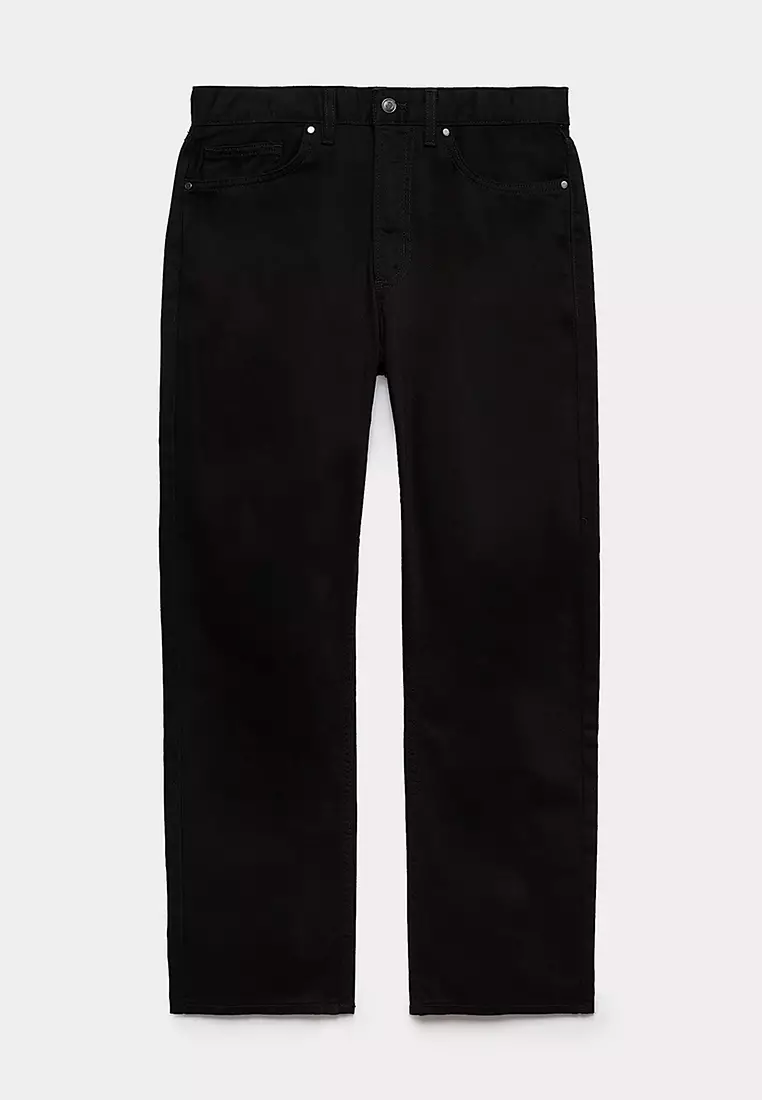 Straight Fit Pure Cotton Jeans