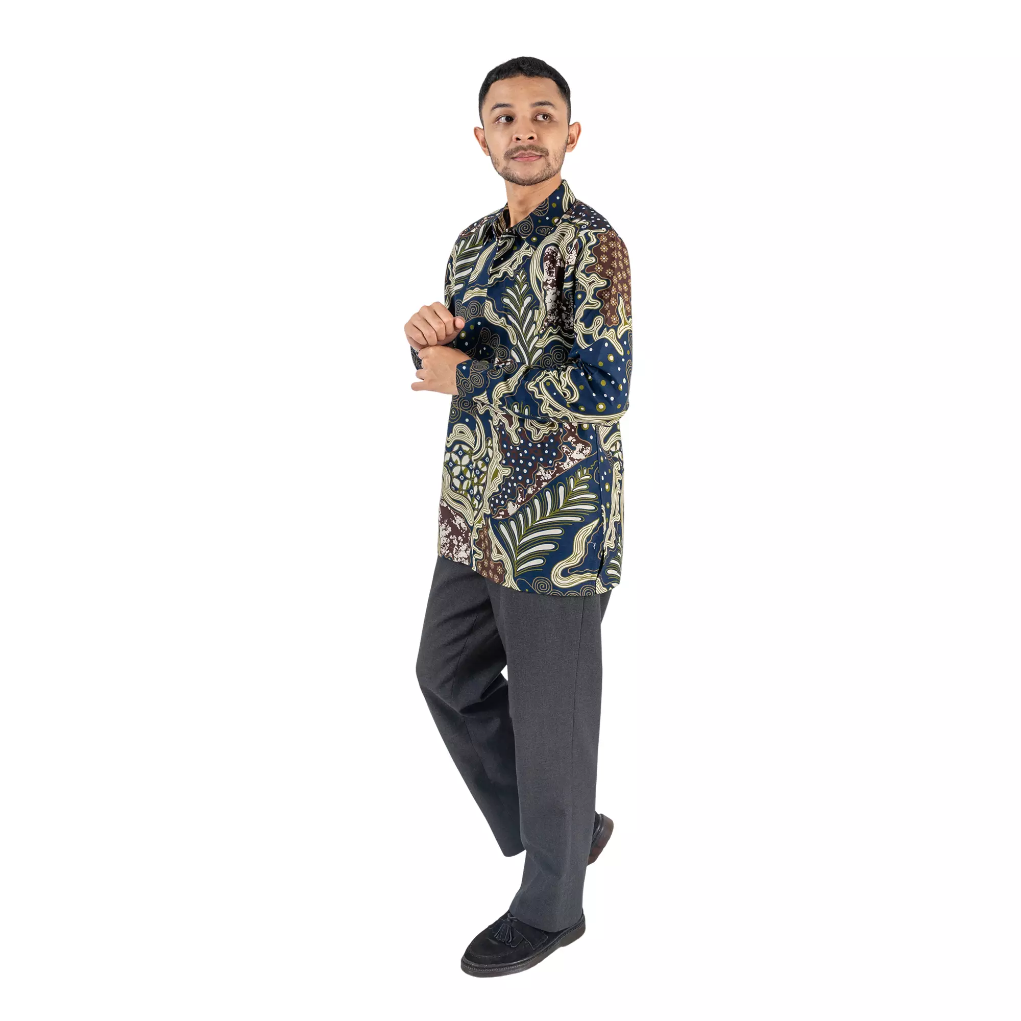 Kemeja Batik Pria - Bhatara Batik Tanggara - Atasan Kemeja Batik Lengan Panjang