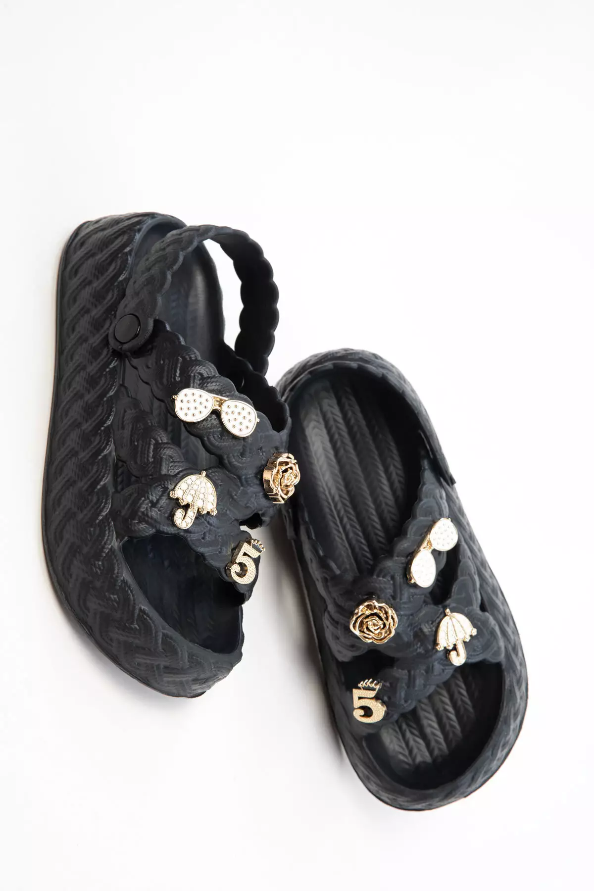 Black Women's Sandals 20773