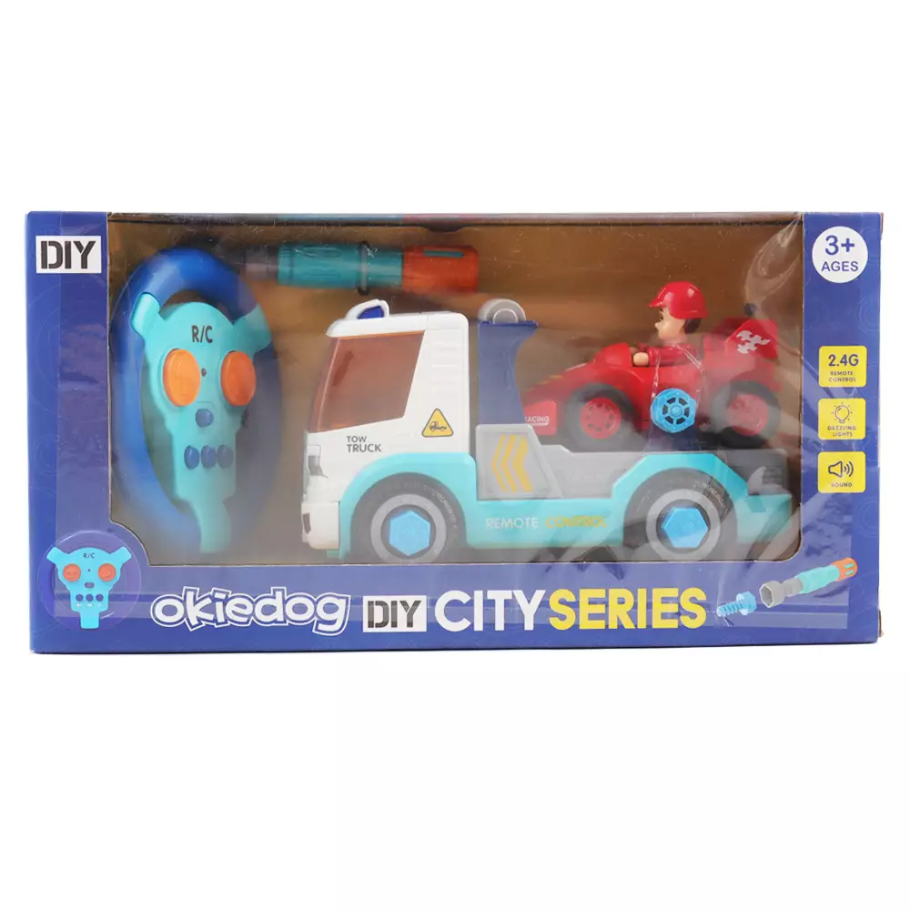 Okiedog DIY RC City Series Pick Up Truck - Mainan Anak, Mainan Mobil Anak, Mainan Truck Anak