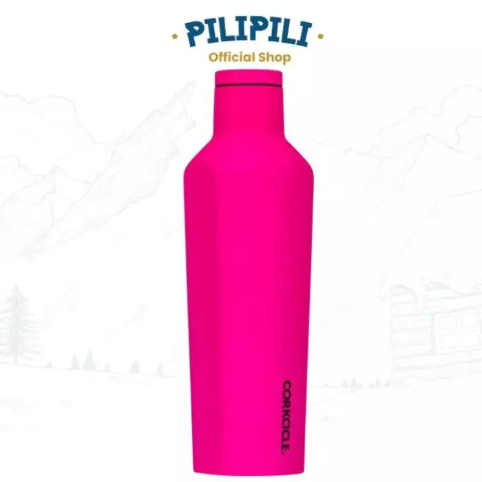 Corkcicle Canteen 16 oz / 475 ml Neon Pink