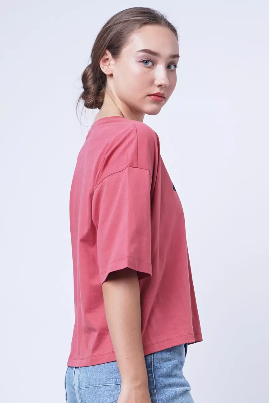 Kaos Wanita Talia Mineral Red Pink