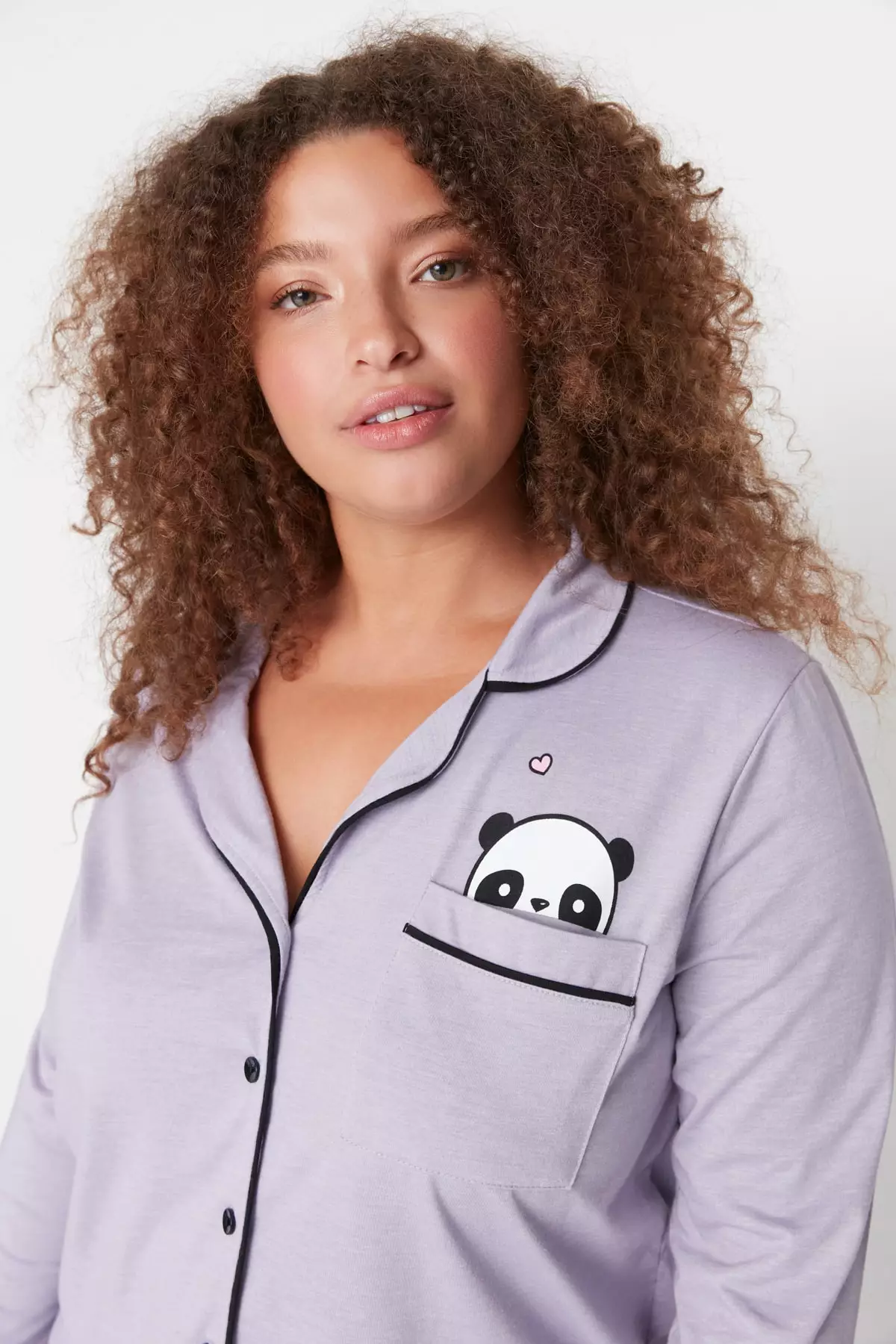 Plus size panda pajamas online