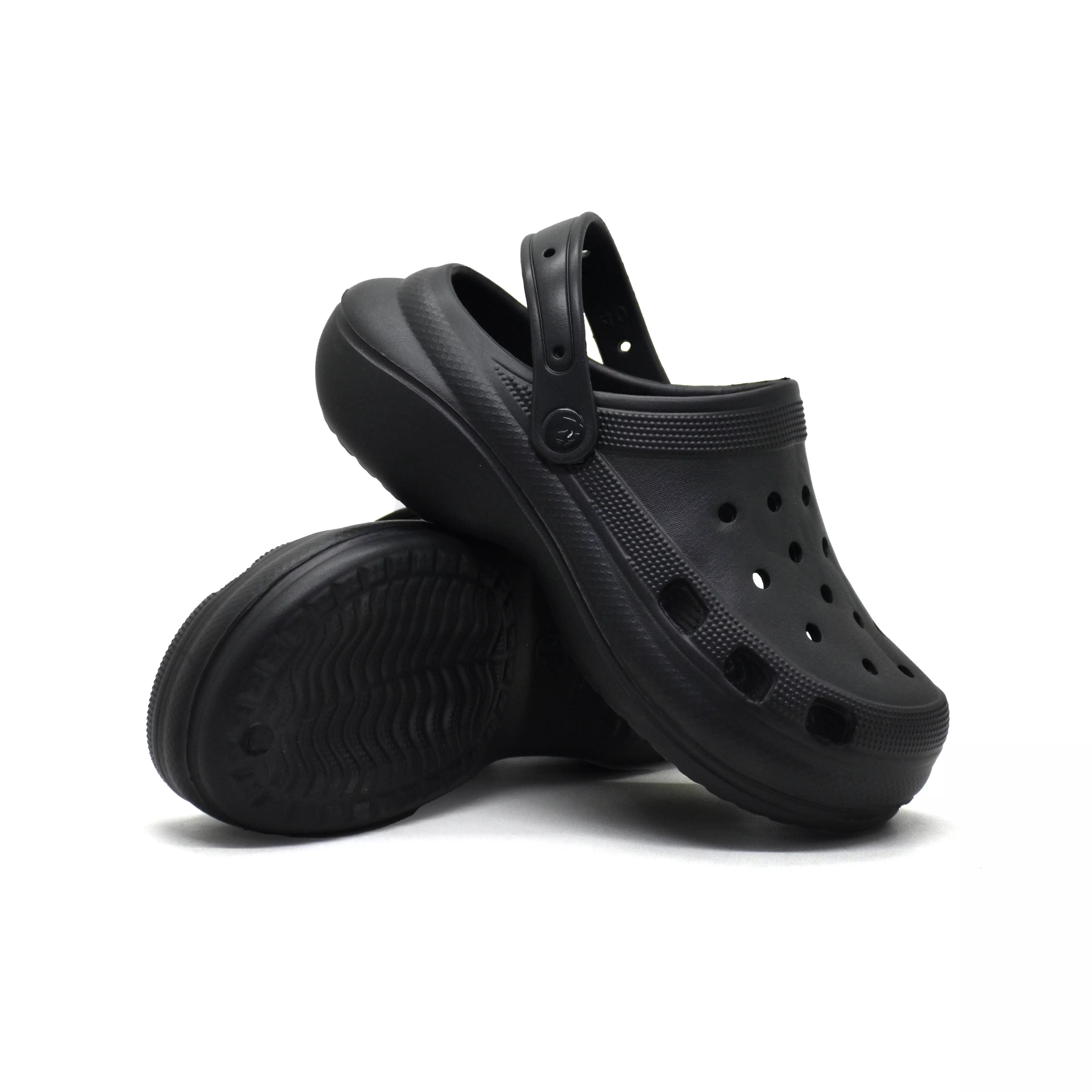 Carvil Sandal Pria Wanita Polka-PL Black