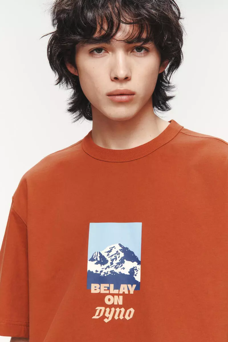 Loose Fit Printed Cotton T-shirt