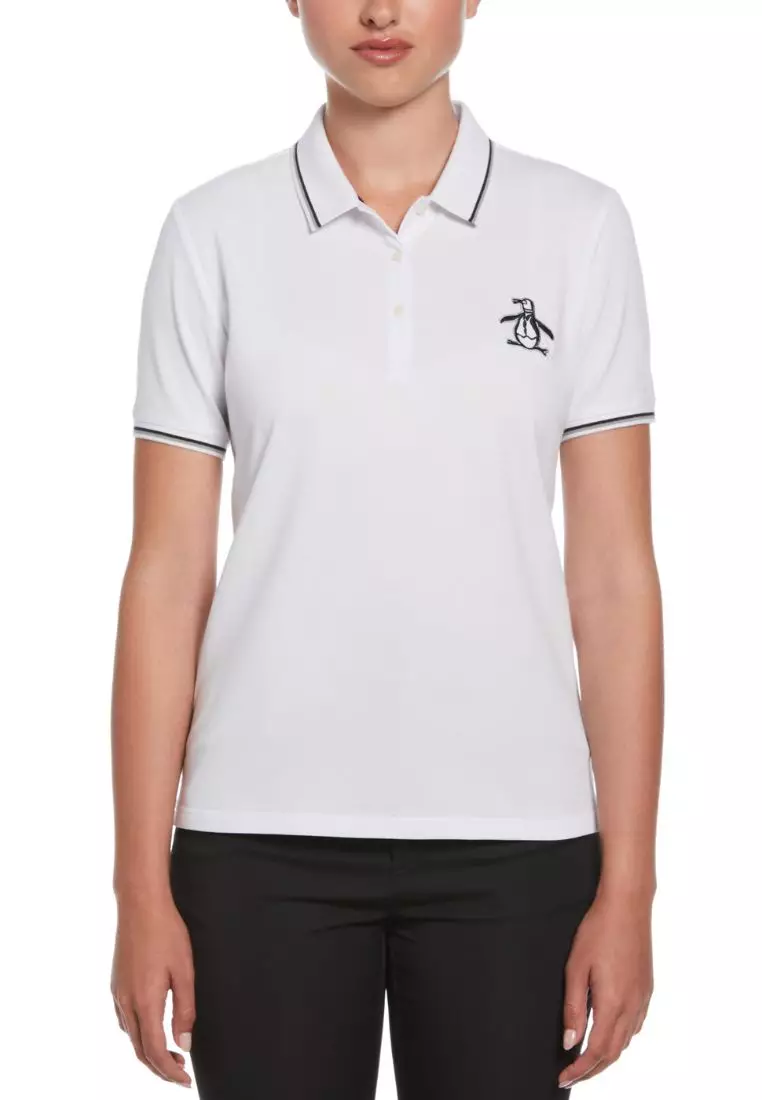 Large Pete Logo Short Sleeve Polo Shirt