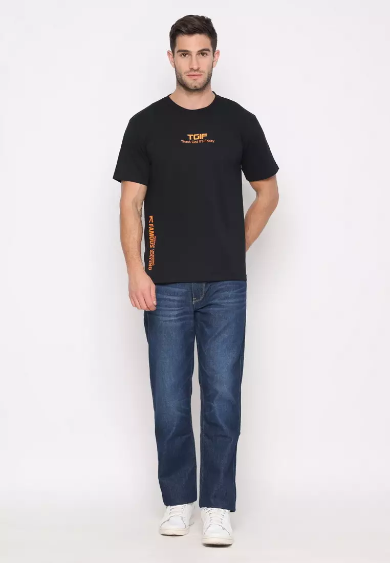 NX T-Shirt Cotton Combed Tebal Pria 207370081