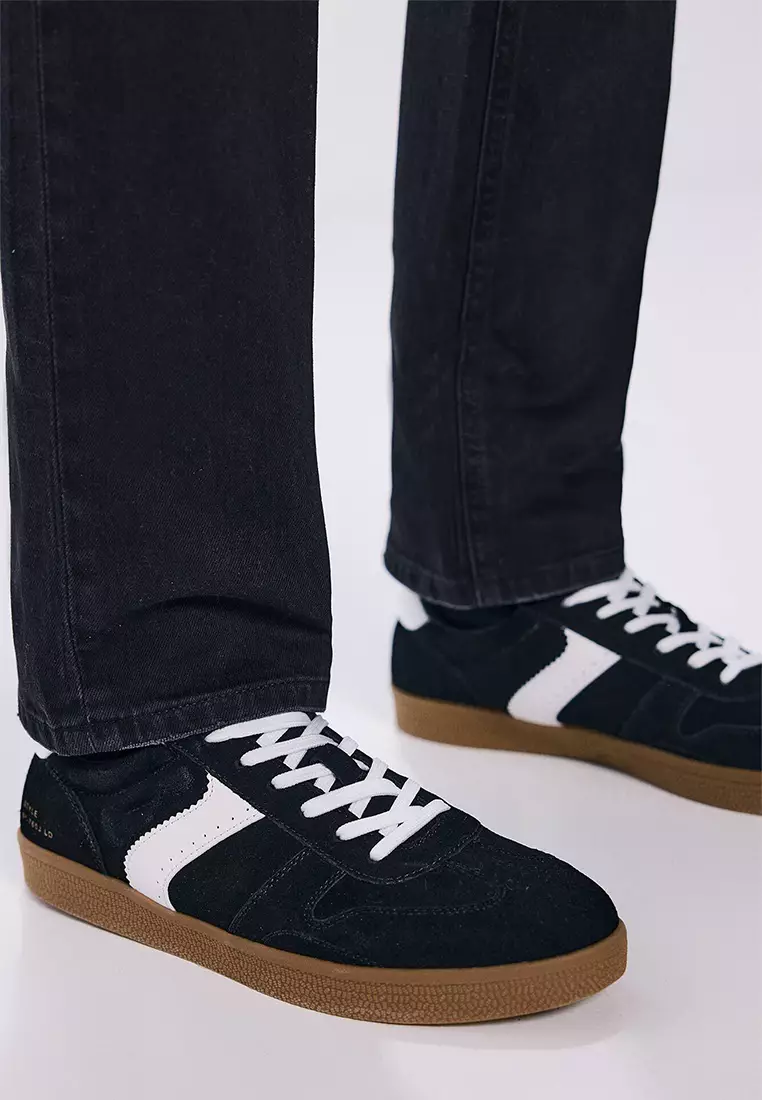 Discount on Springfield  shoes - SKU: Retro Leather Sneaker