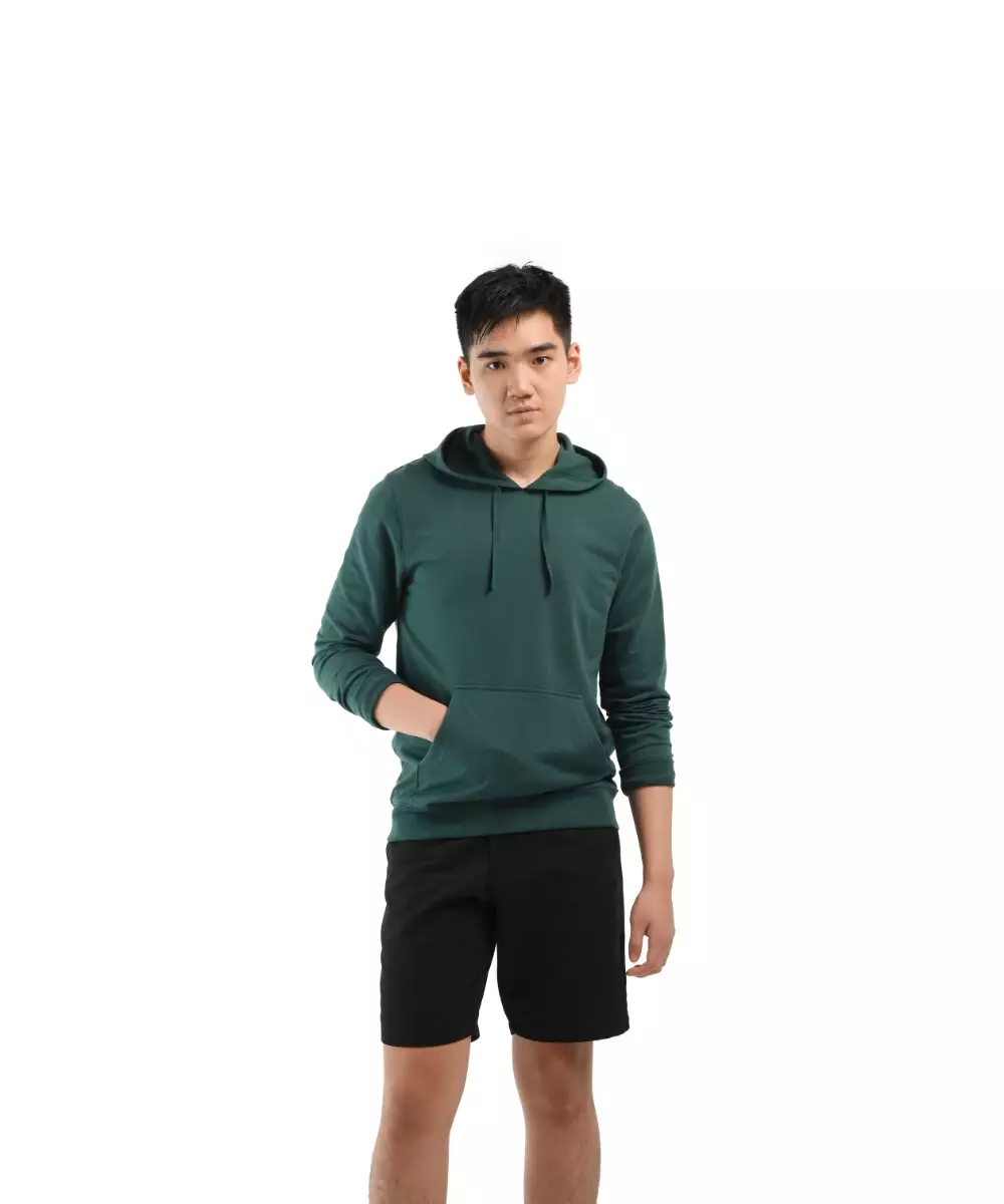 MANZONE - Sweater Hoodie Pria Relikan - Green Warna GREEN