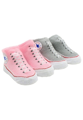 converse pink Converse Unisex Infant's Chuck Booties (6 - 12 Months) - Storm Pink A2CC3KAC3C1D94GS_1