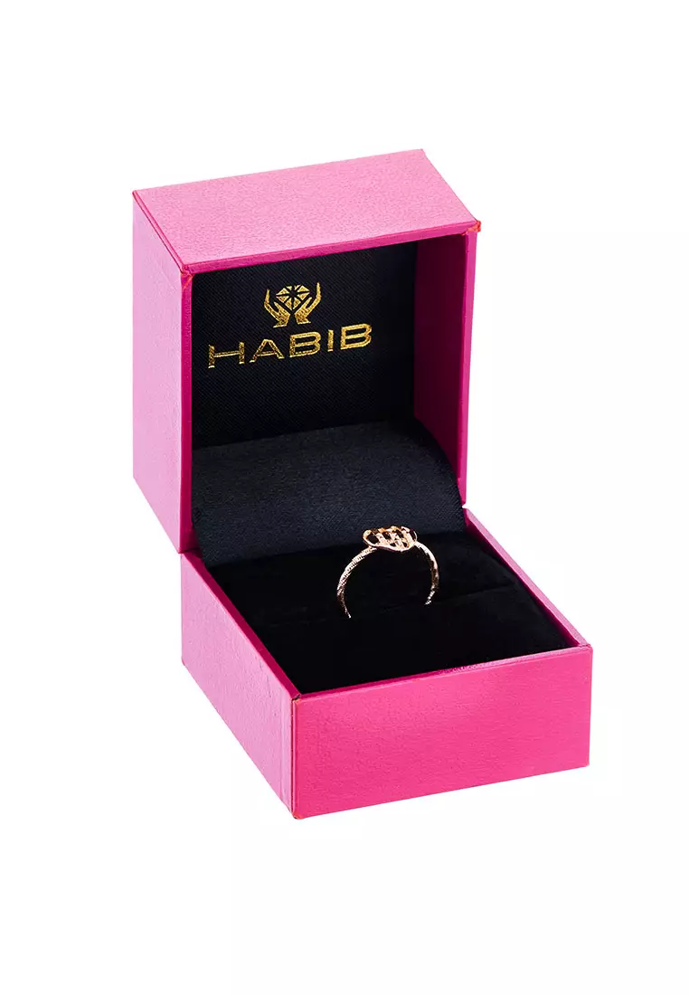 HABIB 750/18K Rose Gold Ring GRT398