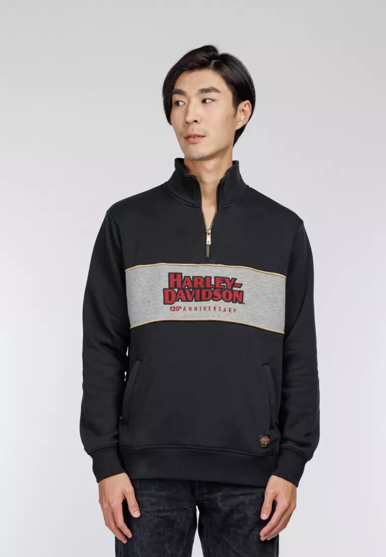 Harley-Davidson 120th Anniversary 1/4 Zip Pullover 2026 | Buy