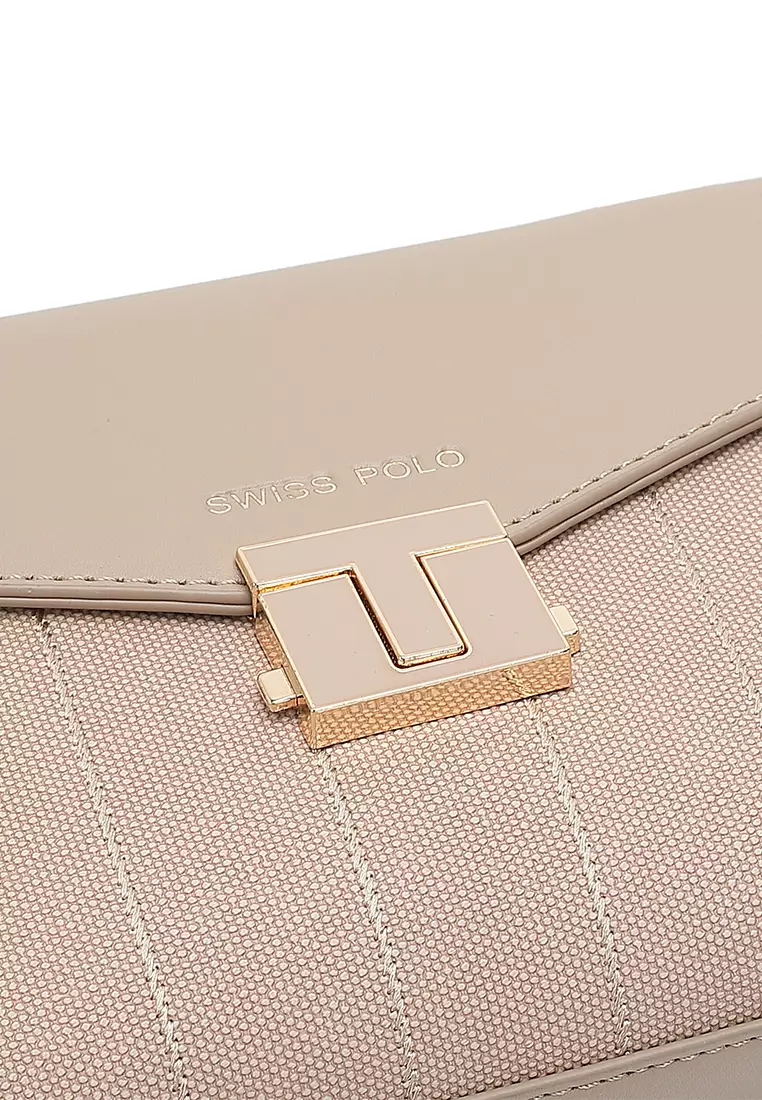 Women's Top Handle Bag / Sling Bag / Crossbody Bag (Tas Selempang / Tas Tangan) - Cokelat