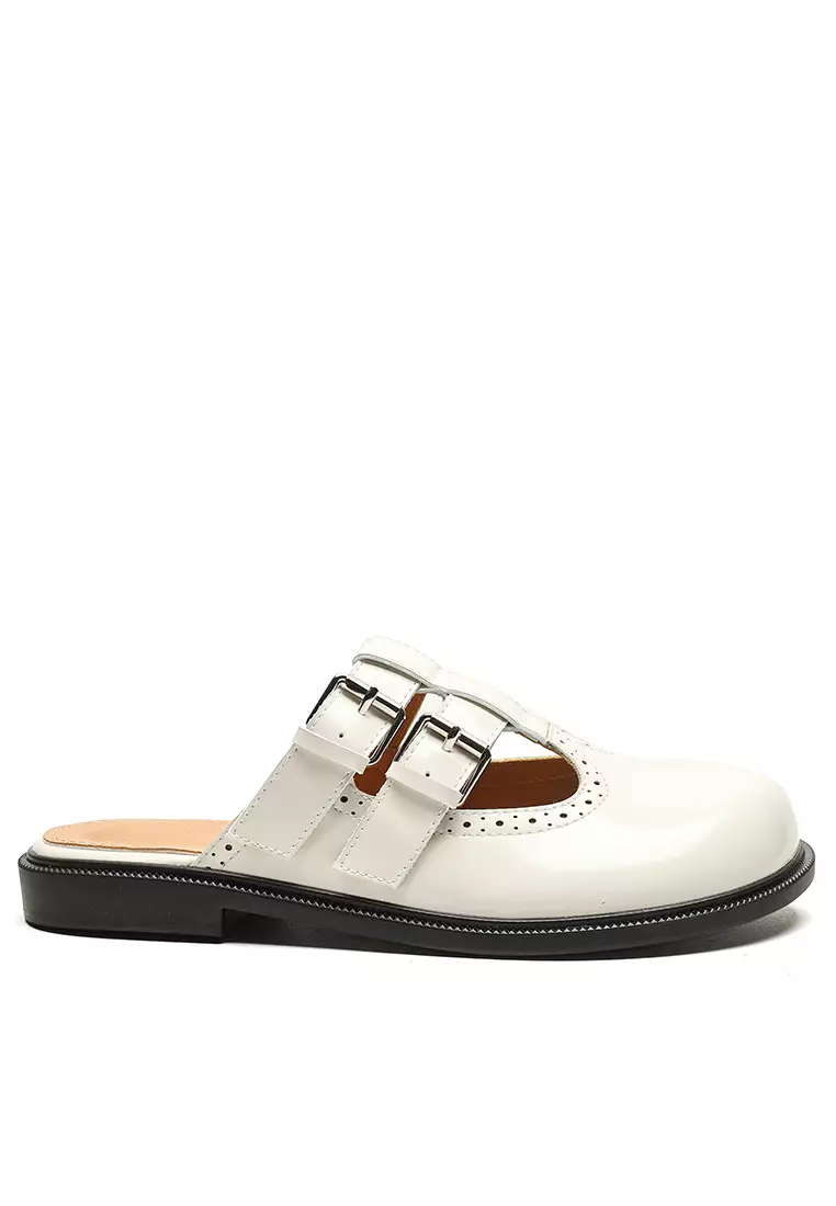 Discount on Twenty Eight Shoes  shoes - SKU: Double Strap Brogue Mules Ww939-39