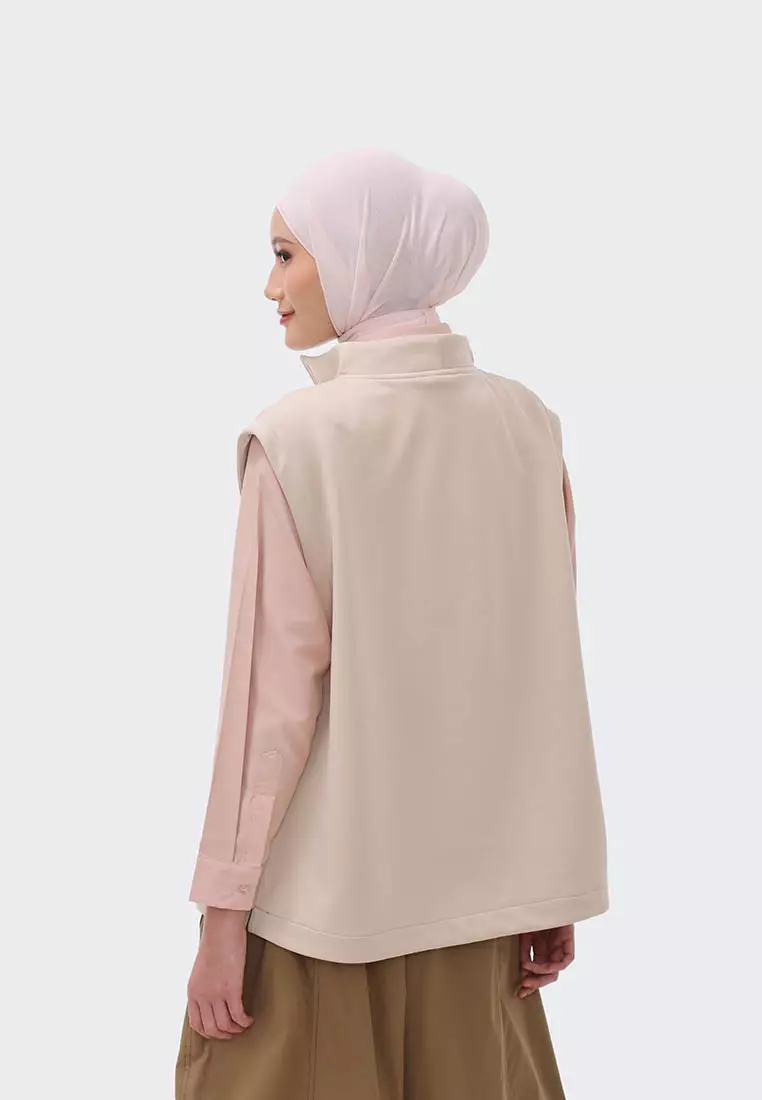 Ria Miranda Beige Odem Vest