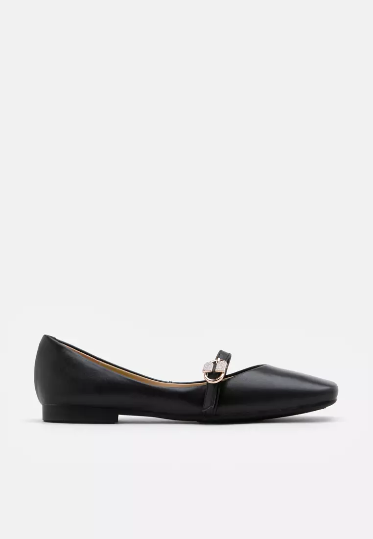 Discount on Pazzion  shoes - SKU: Katie Diamante Buckle Mary Janes Black