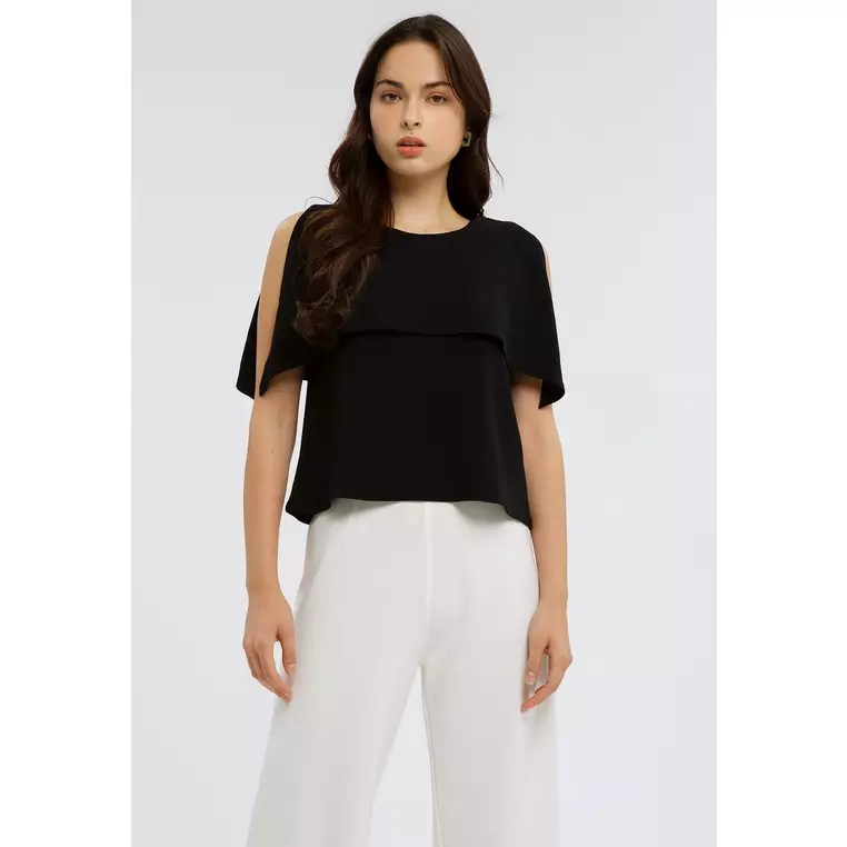 MOC Women By Minimal Blouse Marry 2-Black