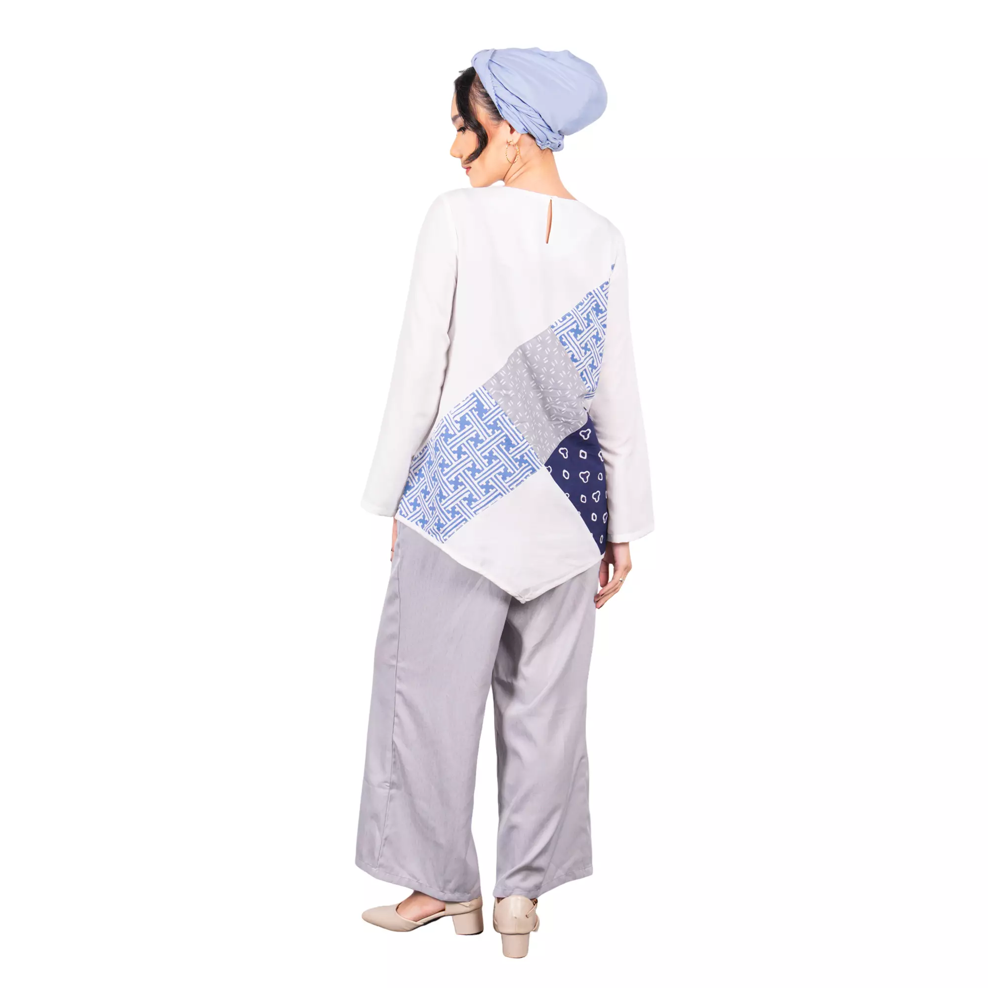 Blouse Batik Wanita - Bhatara Batik Efata - Atasan Batik Modern Lengan Panjang