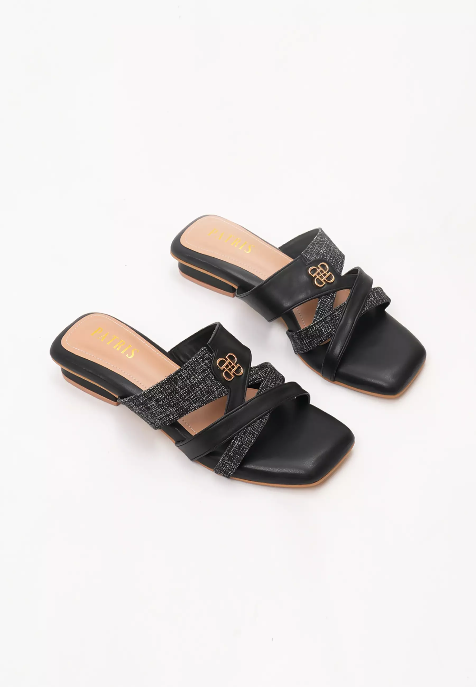 PATRIS Raya Sandal Wanita Heels / Hak 2 Cm