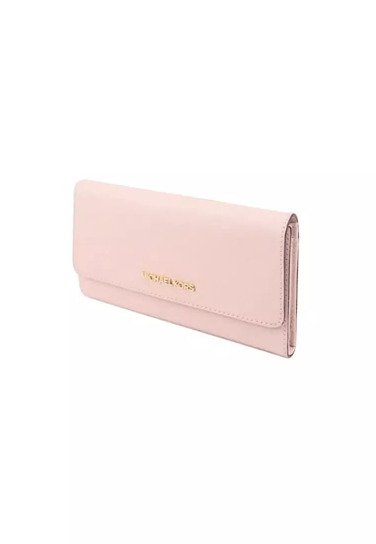 Michael Kors Powder Blush Pink Trifold Wallet Women s accessories