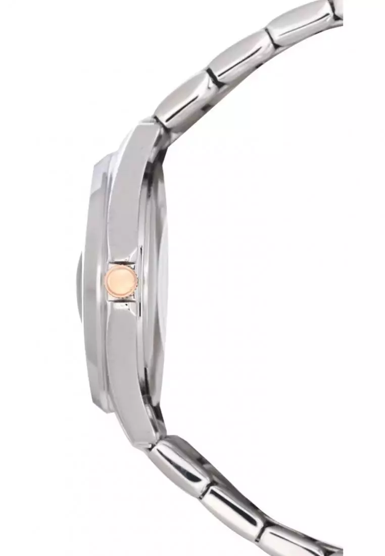 Jam Tangan Wanita Alba Original Garansi Resmi Strap Stainless Steel Silver AH7F35 AH7F35X1 Silver