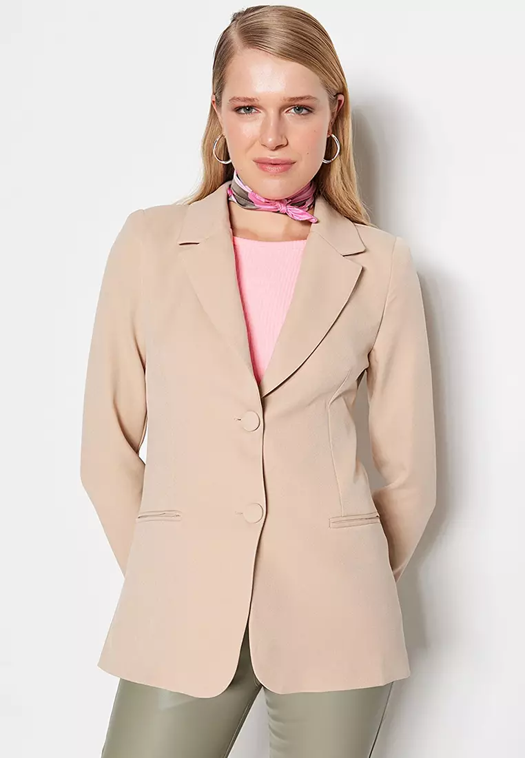 Buy Trendyol Cut Out Blazer Jacket 2024 Online ZALORA Singapore