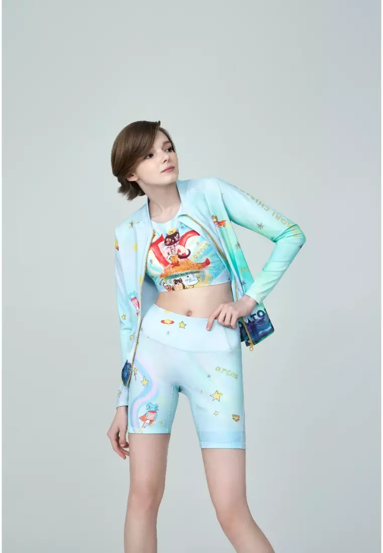 ARENA ARENA X TSUMORI CHISATO LADIES ALL-IN-ONE GRAPHIC LONG