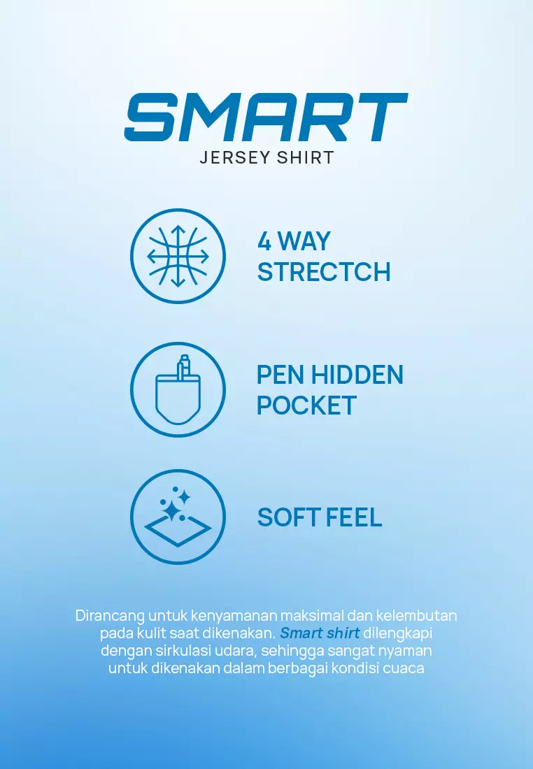 Jobb Beverly Kemeja Pria Lengan Panjang Slim Fit Hitam