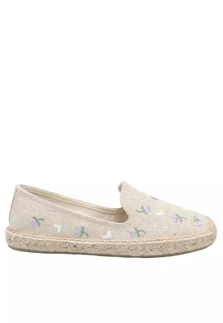 Embroidery Canvas Espadrilles HB45432