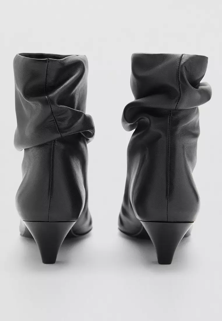 Mango kitten heel boots shop