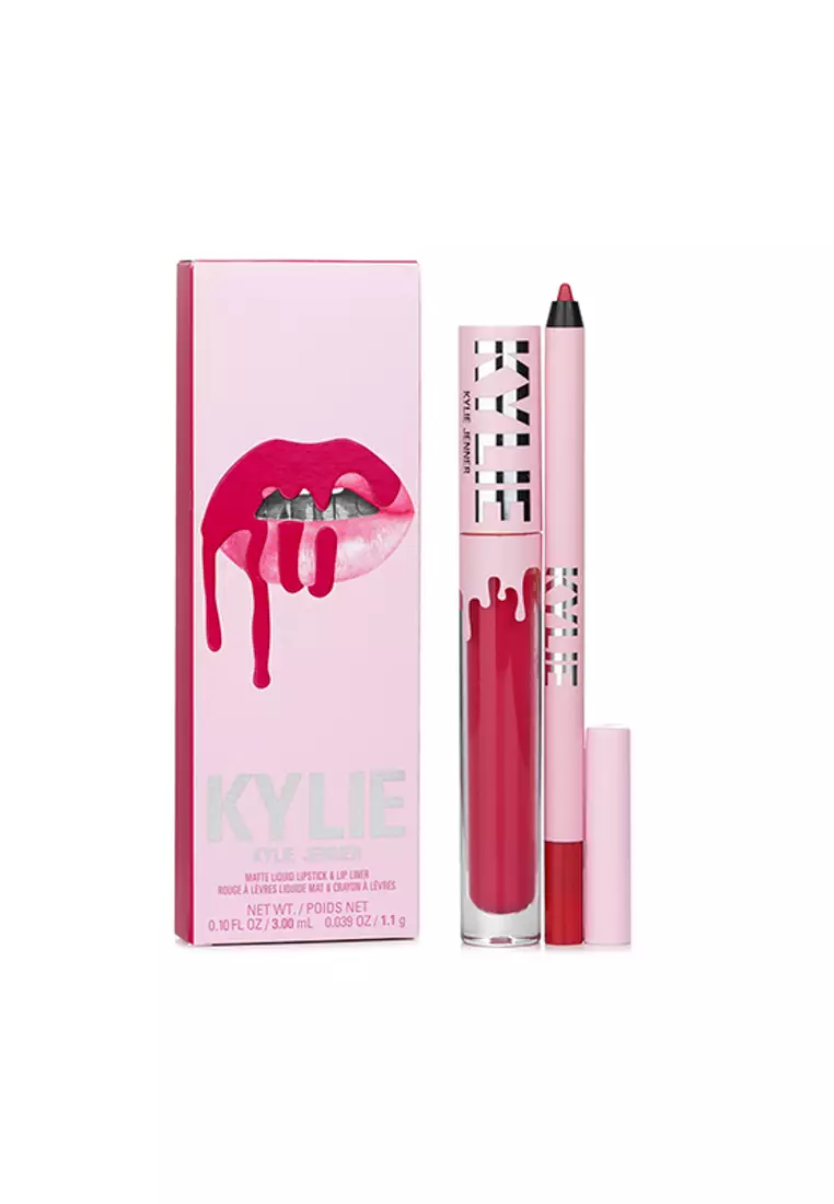 Kylie Cosmetics - Matte Lip Kit: Matte Liquid Lipstick 3ml + Lip Liner 1.1g - # 503 Bad Lil Thing 2pcs