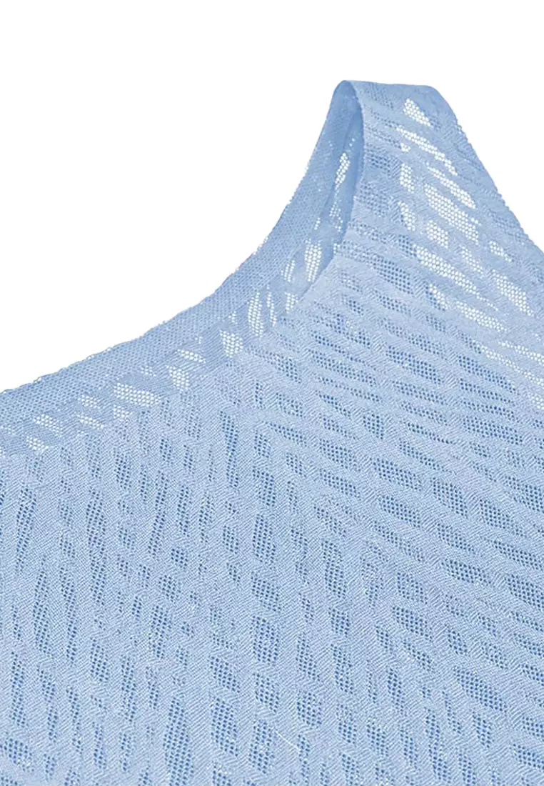 Sloggi ZERO Feel Bliss Crop Top Bra for Women - Bluish Gray