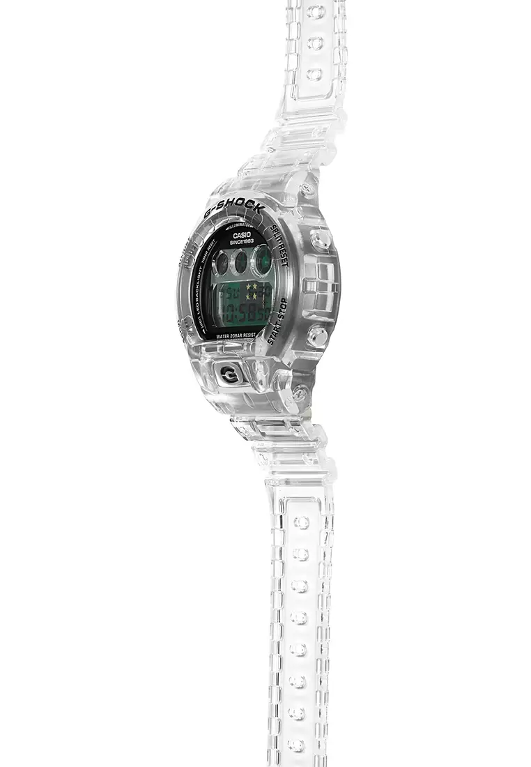 Jam Tangan Digital Pria G-Shock 40th Anniversary Clear Remix DW-6940RX-7D Resin Band