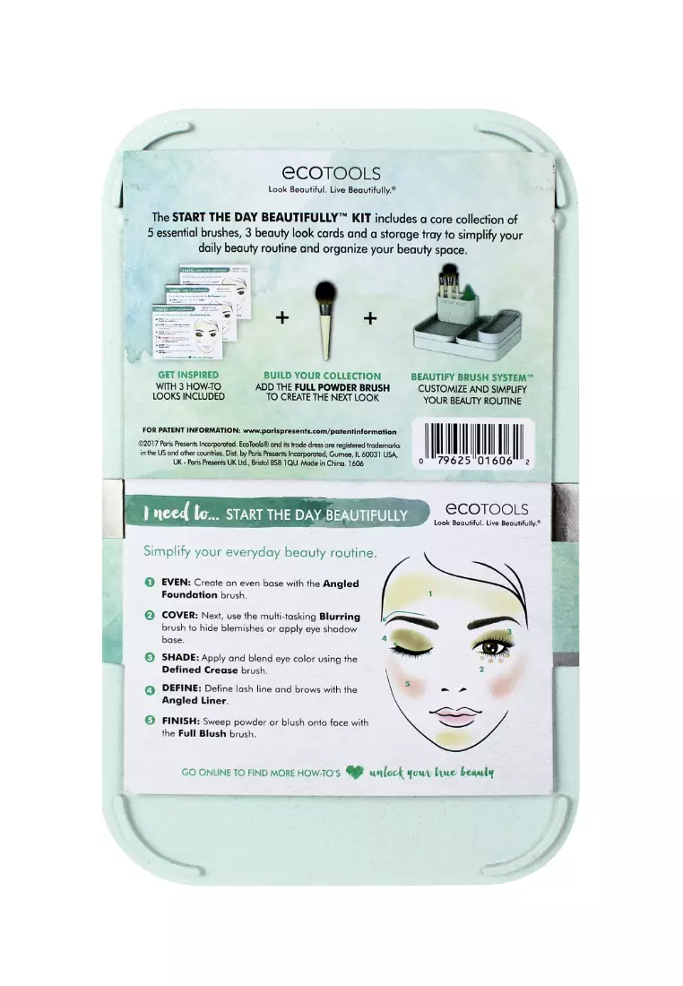 Eco Tools 1606 Start The Day Beautiful 6pc Set