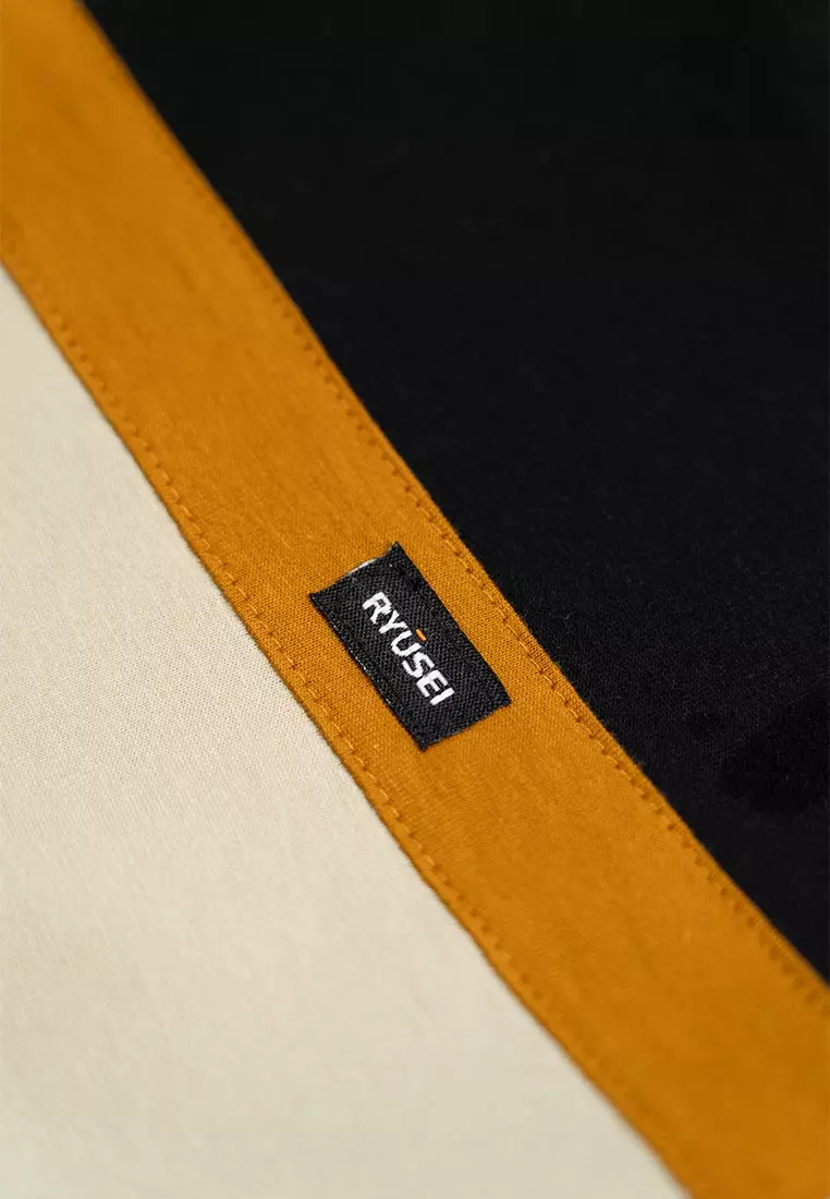 Ryusei Kaos Pria Fujiyama Light Brown