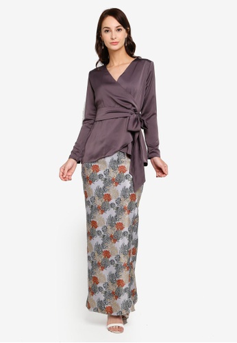Kimono style baju kurung discount