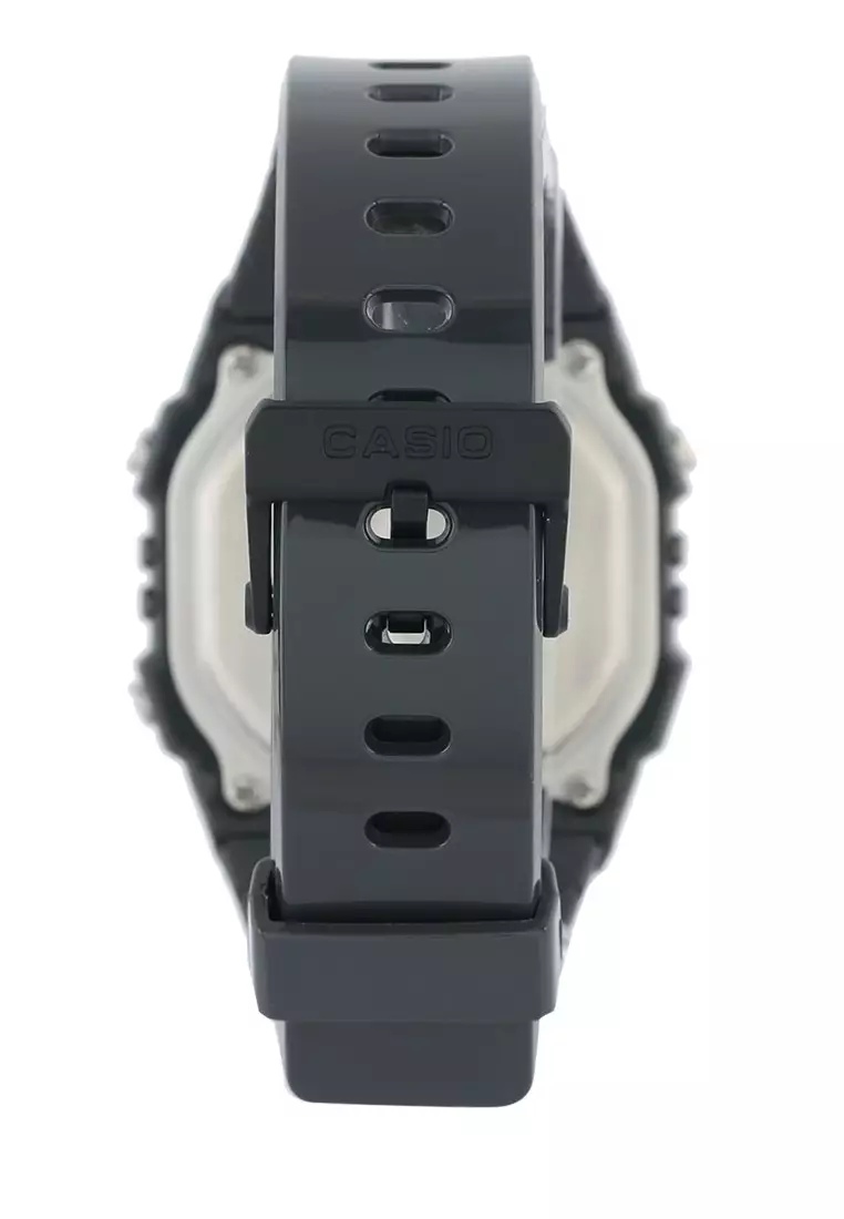 Casio Jam Tangan Pria - Black Blue - Resin - W-215H-8AVDF