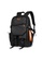 Lara black Men's Plain Water-proof Wear-resistant Nylon Zipper Backpack - Black 79D3AAC5AF9C92GS_2