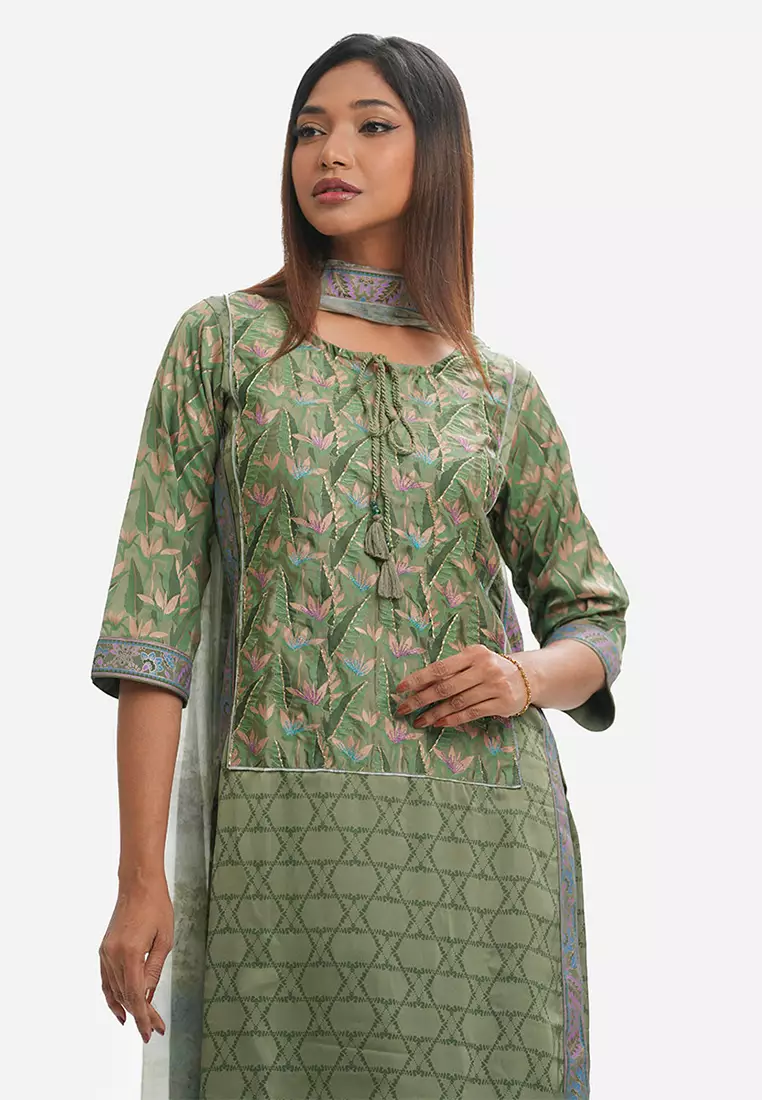 Le Reve Women's Printed Salwar Kameez