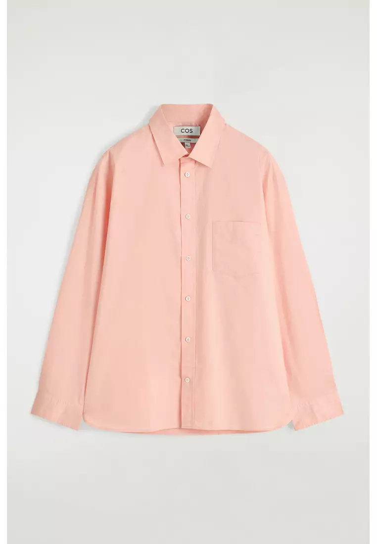 WIDE OVERSIZED COTTON OXFORD SHIRT