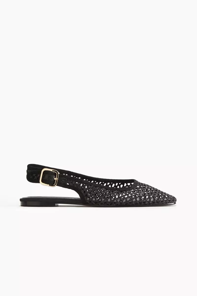 Discount on H&M  shoes - SKU: Mesh slingback sandals