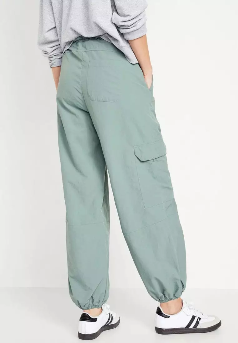 Mid-Rise Cargo Performance Pants for Women