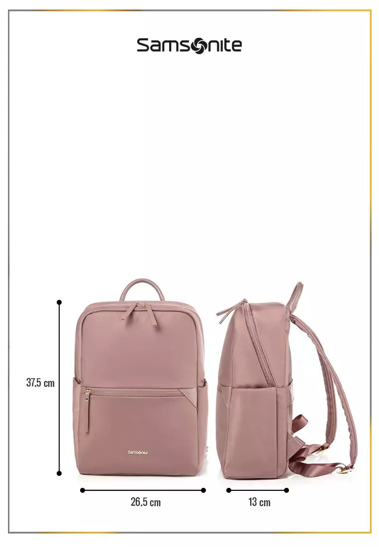 Samsonite Prudence Eco Backpack 14.1 inch Strap AM - Rose Taupe