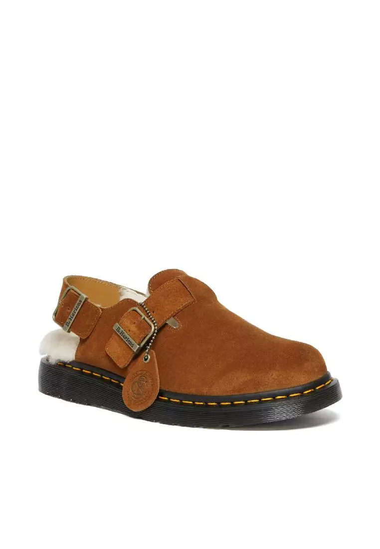 Dr. Martens MADE IN ENGLAND SHEARLING SLINGBACK MULES 2024 Buy